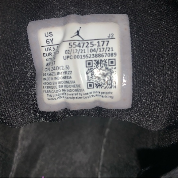 Nike Air Jordan 1 Mid Pollen size 6y - Picture 5 of 6